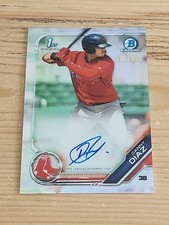 2019 Bowman Chrome Danny Diaz 1st #/499 Refractor Auto #CPA-DD Boston Red Sox