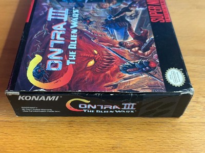 Calamita Frigo Contra 3: The Alien Wars – Scatola Videogioco SNES In Miniatura