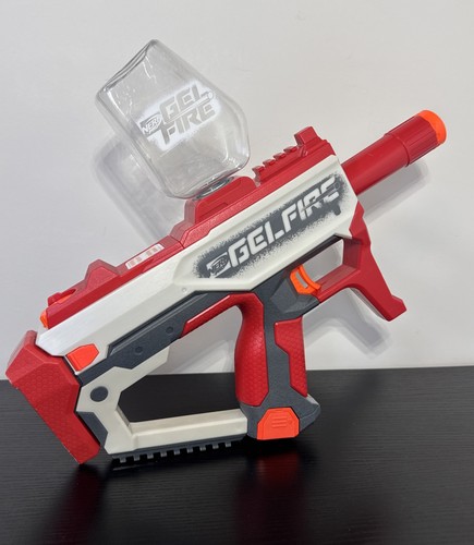 NERF Gel Fire Rifle Gel Blaster Gun Battery-Powered Red &Orange No Water beads 