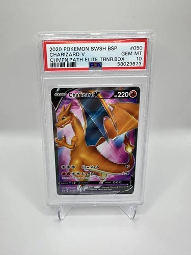 Charizard V SWSH050 SWSH: Sword & Shield Promo Cards Holo Pokemon PSA 10