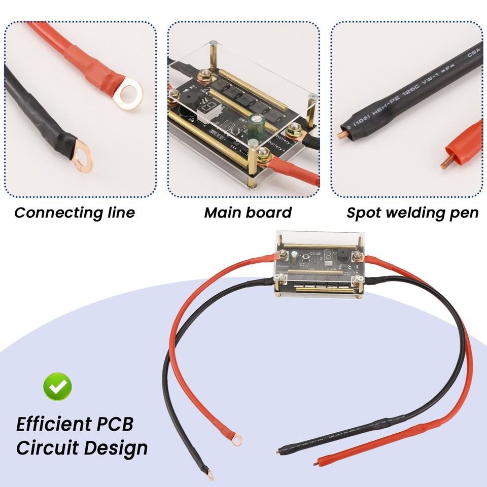 Matybobe 12V Punktschweißgerät - Tragbar Für Lithiumbatterien 26650/32650 DIY