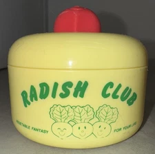 Hakko Japan Radish Club Vegetable Fantasy For You Life Vintage Trinket Dish RARE