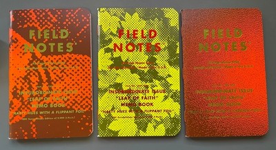 FIELD NOTES DDC-054: Leap of Faith Insubordinate Issue, Open 3 Pack #2359/15000