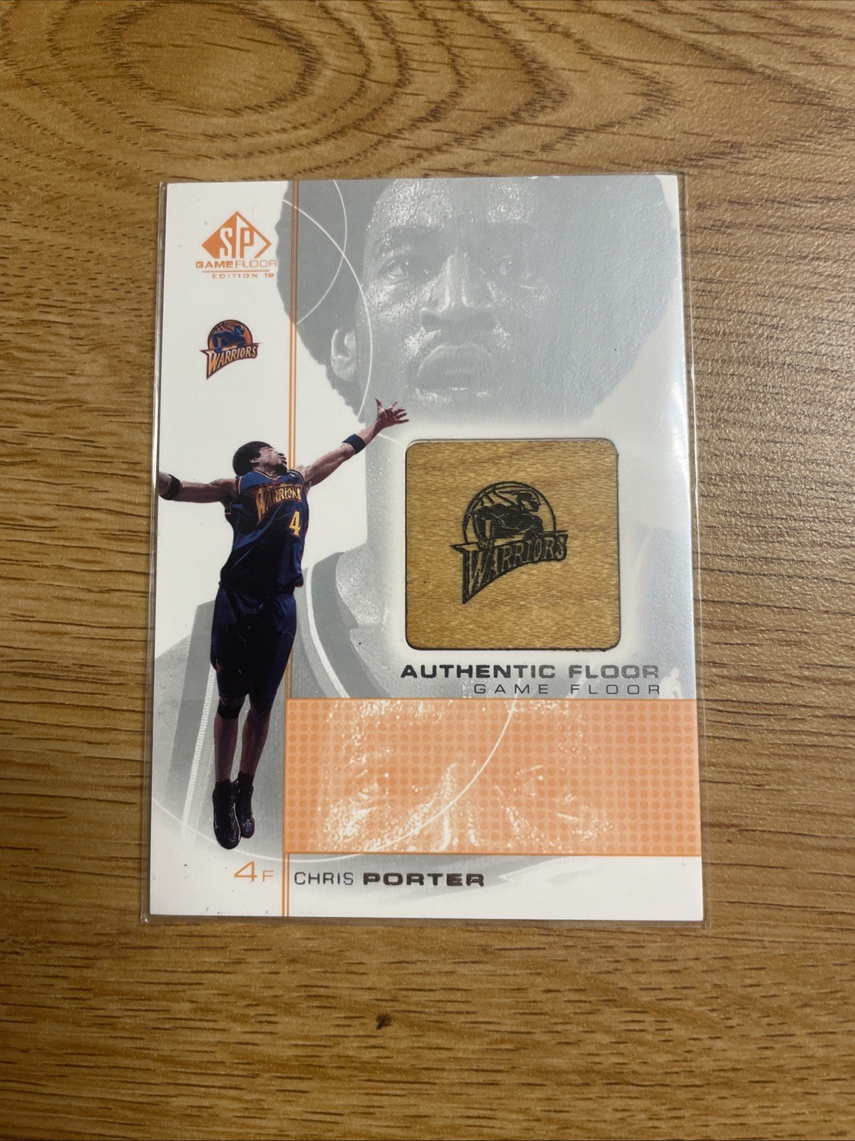 2000-01 SP Game Floor Edition - Authentic Floor Chris Porter #CP (MEM, RC)