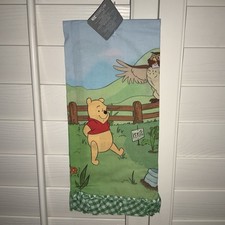 DISNEY PARKS Winnie The Pooh Spring Kitchen Towel W/ Gingham Trim NWT