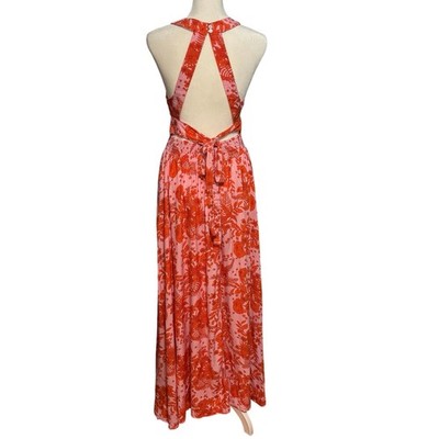 slim fit dress slacks Tropicanna Springfield Halter Midi Dress