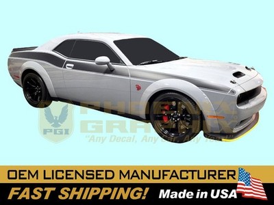 2022 2023 Challenger Stripes SRT Hellcat (Redeye) Widebody Jailbreak Decals