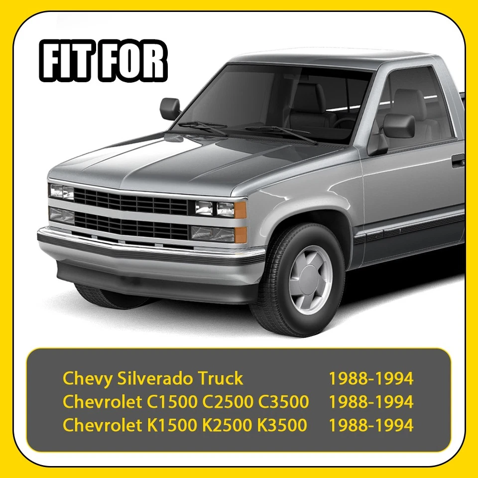 Alfombrilla de tablero gris para Chevrolet C1500 C2500 C3500 K1500 1988-94 Foto 2 de 4