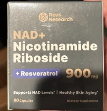  Reus Research NAD+ Supplement Liposomal Nicotinamide Riboside 900mg