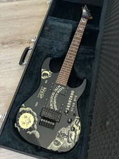 ESP KH-2 Ouija Kirk Hammett Signature 1990s - Black Ouija Graphic w/ OHSC, Japan