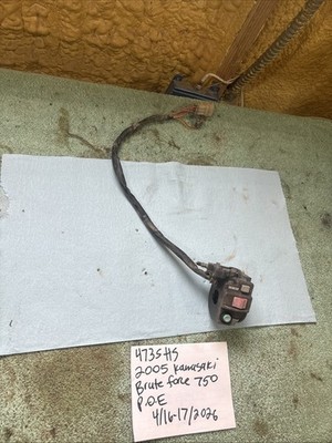2005 Kawasaki Brute Force 750 Headlight Switch Kill Switch 473