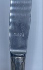 Wallace Sterling Silver Handle Dinner Knives 2 Piece Set 9" Scroll Design — photo 5