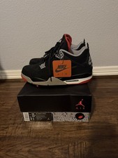 Jordan 4 Retro Bred 2019 Black/Fire Red-Cement Grey - Air Jordan - Nike - Rare