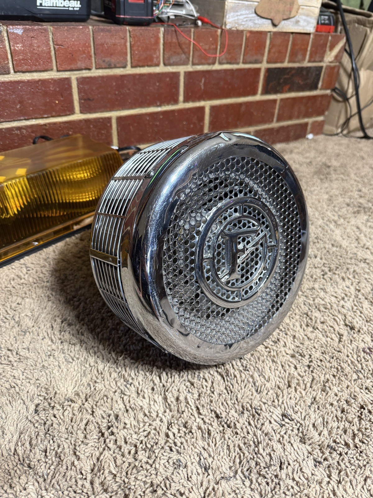 Federal Signal Q Q2B fire truck siren with brake GREAT RUNNING CONDITION 