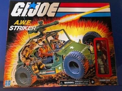 2020 GI Joe A.W.E. AWE Striker w/ CRANKCASE Misb New In Box! Walmart Exclusive