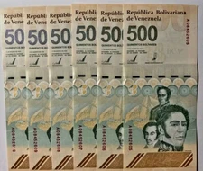 x15 VENEZUELA 500 DIGITALES 2023 UNC NEW 500 Million Bolívares – COA Included