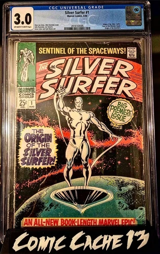 Marvel Comics Silver Surfer #1 CGC 3.0 OW/WP 🔥Mega-Key Silver Age Grail 1968