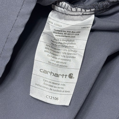Carhartt Force Gray Scrub Set Womens Top Med C12106 / Pants Petite Med C52106P - Picture 7 of 19
