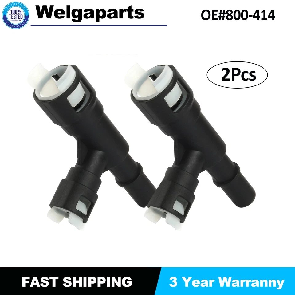 Conector en T de manguera de calefacción de 2 piezas para Chevrolet Tahoe Cadillac Escalade GMC Sierra Foto 2 de 4