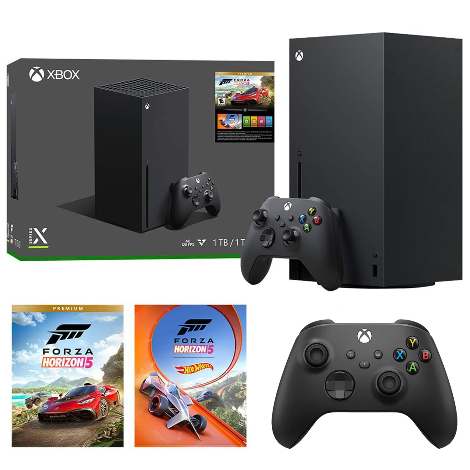 Xbox Series X 1TB SSD Forza Horizon 5 Bundle with Extra Wireless Controller - Ca