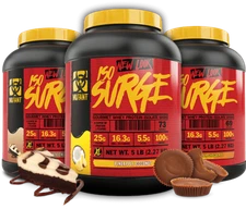 MUTANT HARDCORE ISO SURGE Gourmet Whey Protein Isolate & Hydrolysate Shake 5 lbs