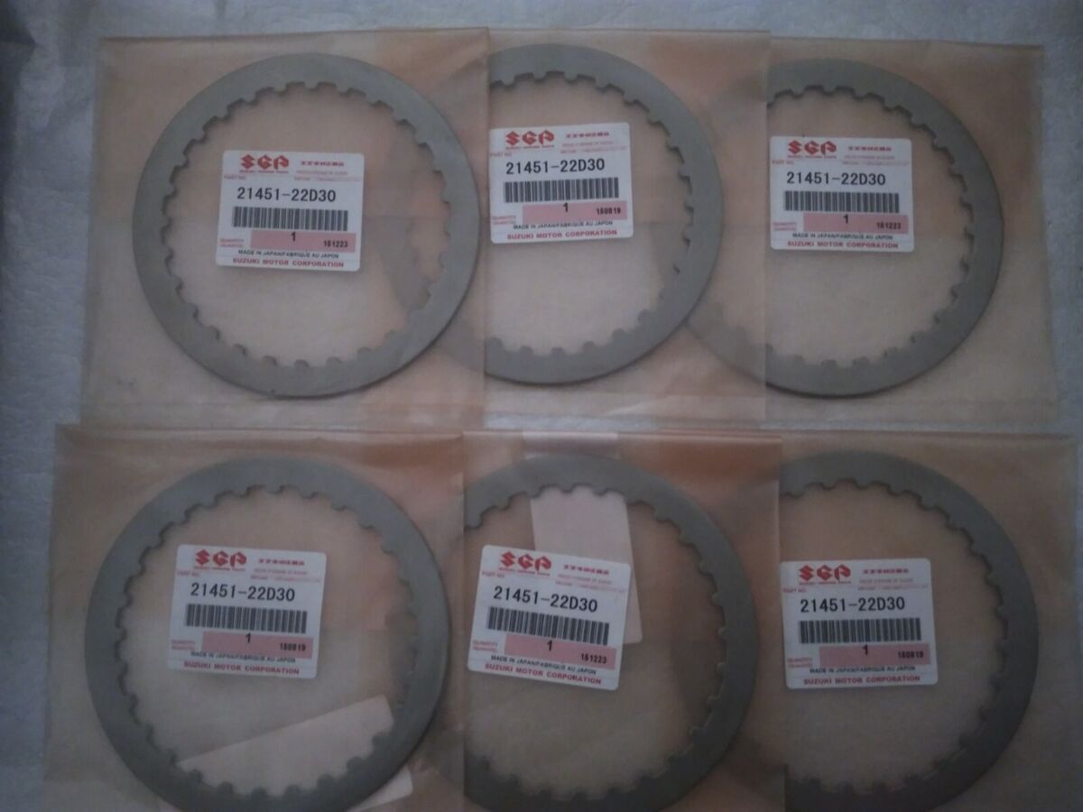 SUZUKI RGV 250 SP VJ22 OEM DRY CLUTCH METAL DISCS PLATES SET SUZUKI RGV 250 SP VJ22 OEM DRY CLUTCH METAL DISCS PLATES SET