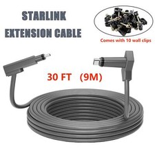 For Starlink Rectangular Satellite V2 Internet Replacement Cable Line Wire  30ft  