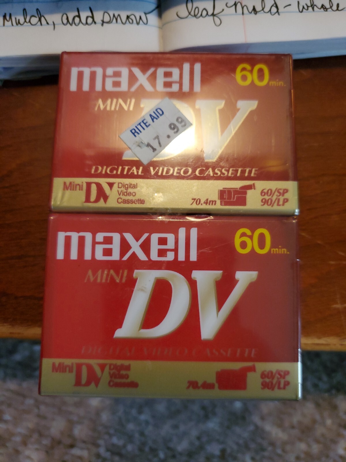 Maxell Mini DV Digital Video Camcorder Cassette Tapes 60 Minutes 2