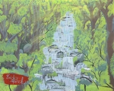 Water Fall Painting “Forest Creek Falls" 16X20 Canvas