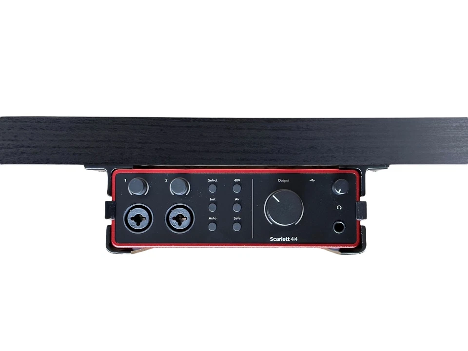 Desk Mount Kit for Focusrite Scarlett 4i4 (4th Gen)  - Under Desk Mount Brackets - Image 2 of 4
