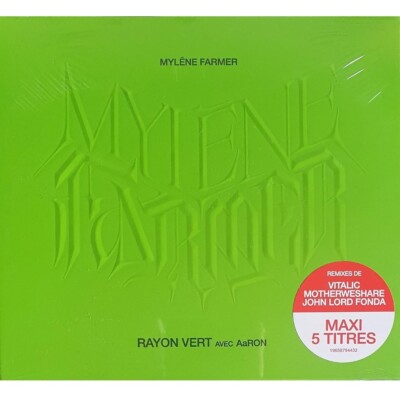 MYLENE FARMER Et AaRON ''GREEN RAY'' CD MAXI 5 TRACKS - Neu Versiegelt