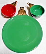 Set of 3 Department 56 Appetizer/Snack Plate and Bowls