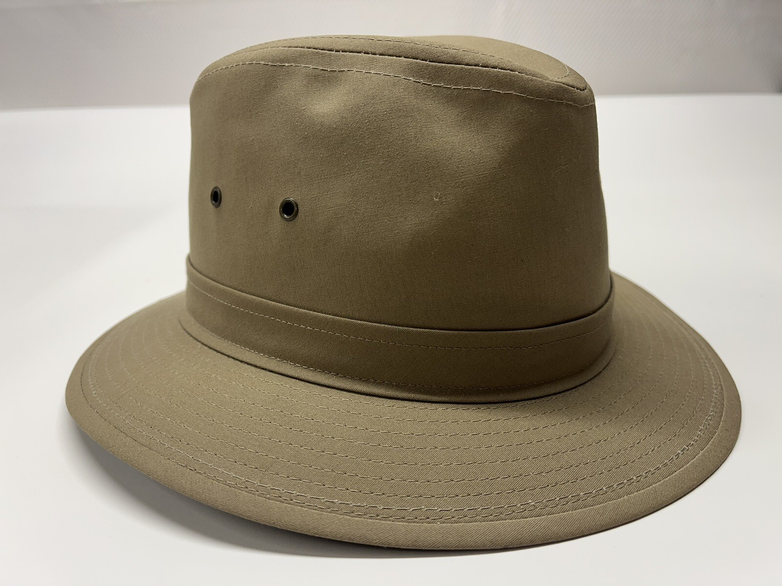 Pendleton Fedora Hat Vintage Size Medium Tan - image 2