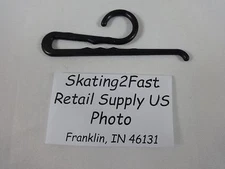 Plastic Non Slip Sock Hanger Black Clip Hook Retail Shopping Supply