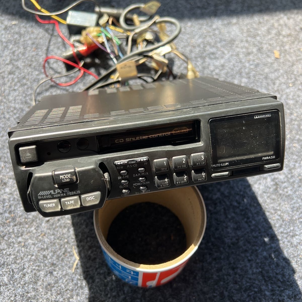 ALPINE アルパイン 7524js カセットデッキ カーオーディオ ALPINE アルパイン 7524js カセットデッキ カーオーディオ - メルカリ