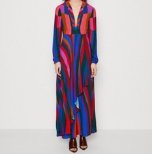 Farm Rio - Magic Stripes Multicolor Maxi Dress - XS - New