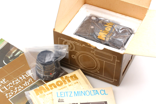 Read!【Exc+5 in BOX】Leitz Minolta CL Film Camera + M-ROKKOR 40mm f/2 Lens JAPAN