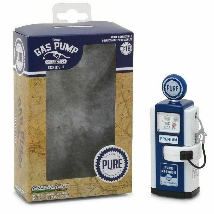 GREENLIGHT Vintage Gas Petrol Pump Collection Series 3 - Pure