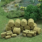 MP SCENERY 30 Brown Hay Bales HO Scale Architectural Model Farm Railroad Layout