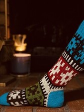100 Woollen Hand-Knitted UNIQUE Socks Winter Gift Ideas for Holiday Season