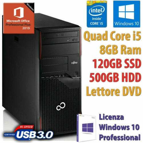 Desktop PC SO Non incluso Fujitsu