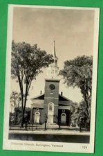 Unitarian Church, Burlington, Vermont VINTAGE PHOTO PC. 4724