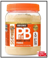 2 Pack - PBfit All-Natural Gluten-Free Peanut Butter Powder 30 oz.