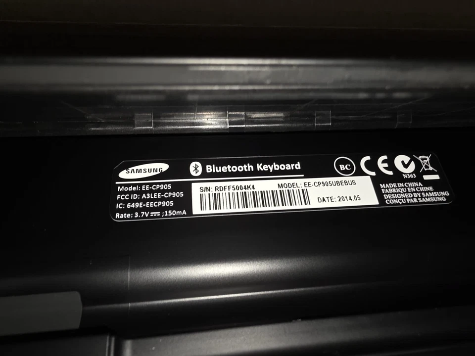 Samsung Bluetooth Keyboard mode- CP905UBEBUS - Black - Image 2 of 3