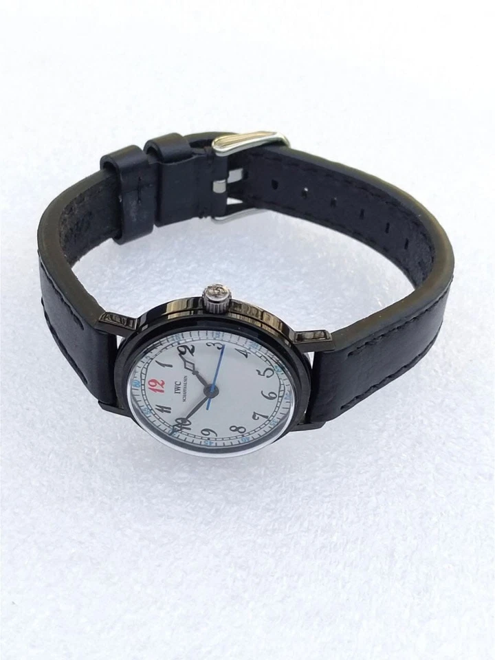 RELOJ IWC SCHAFFHAUSEN CALIBRE 2602 15 Joyas Reloj Hombre Mecánico Cuero W101 Foto 2 de 4