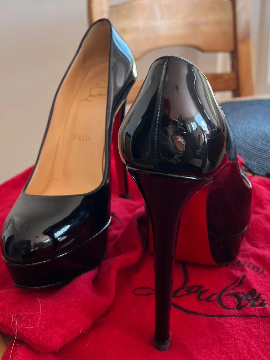 Christian Louboutin Bianca Patent Leather High (3-3.9 in) Heel
