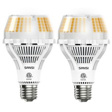 SANSI LED Light Bulb E26 27W 250W A21 3000K Soft Warm 4000lm LED Bedroom Lamp