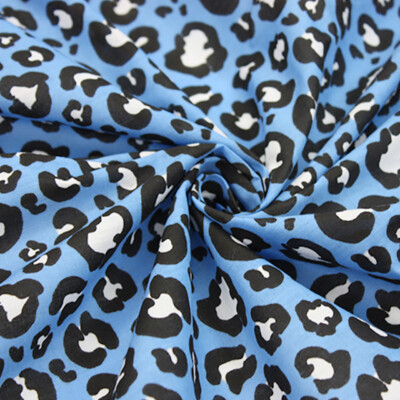 Polycotton Stoff Safari Tier Leopardenfell Druck Funky Farben