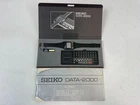 Vintage Seiko Data-2000 LCD Computer Watch w/ Keyboard, Box & Manual - Untested