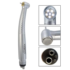 LANJING Dental LED E-Generator Handpiece 4Hole Air Turbine Self Power High Speed